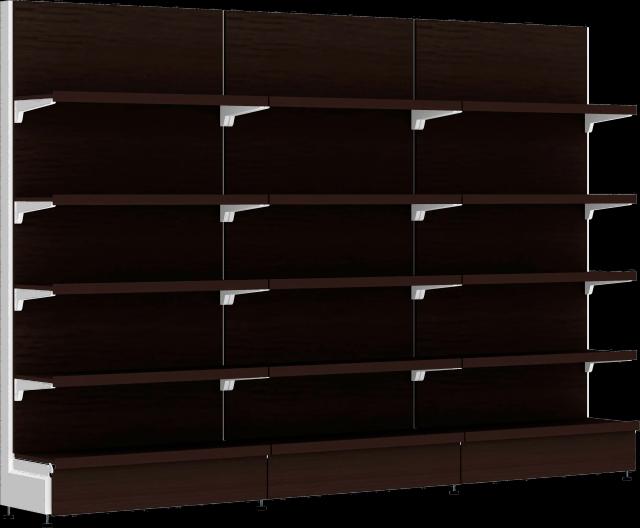 Деревянные стеллажи