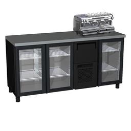 Холодильный стол Полюс COFFEE BAR 360С (T57 M3-1-G 9005/9006)