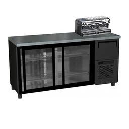 Холодильный стол Полюс COFFEE BAR 360К (M2-1-C 9005/9006) двери купе