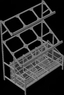 Стеллаж сетчатый плодо-овощной