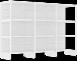 Усиленная система стеллажей, металлический, 2000мм